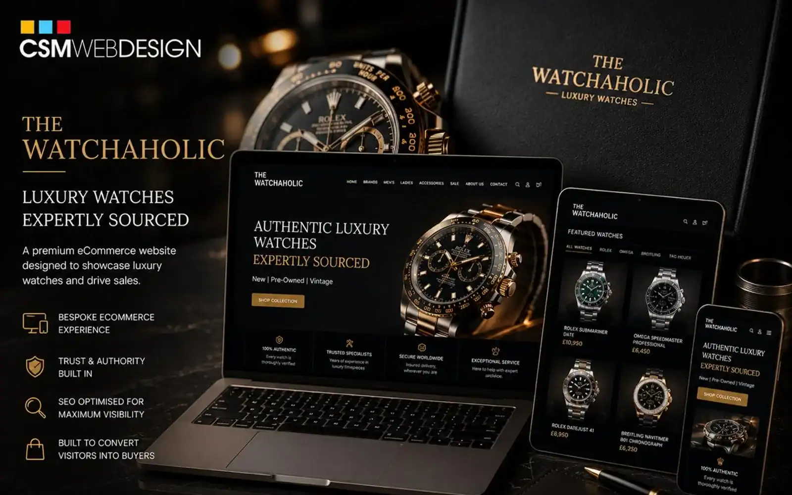 The Watchaholic website screenshot