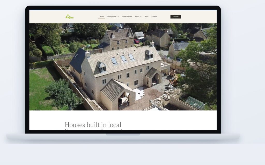 Kaybee Developments — website built by CSM Web Design