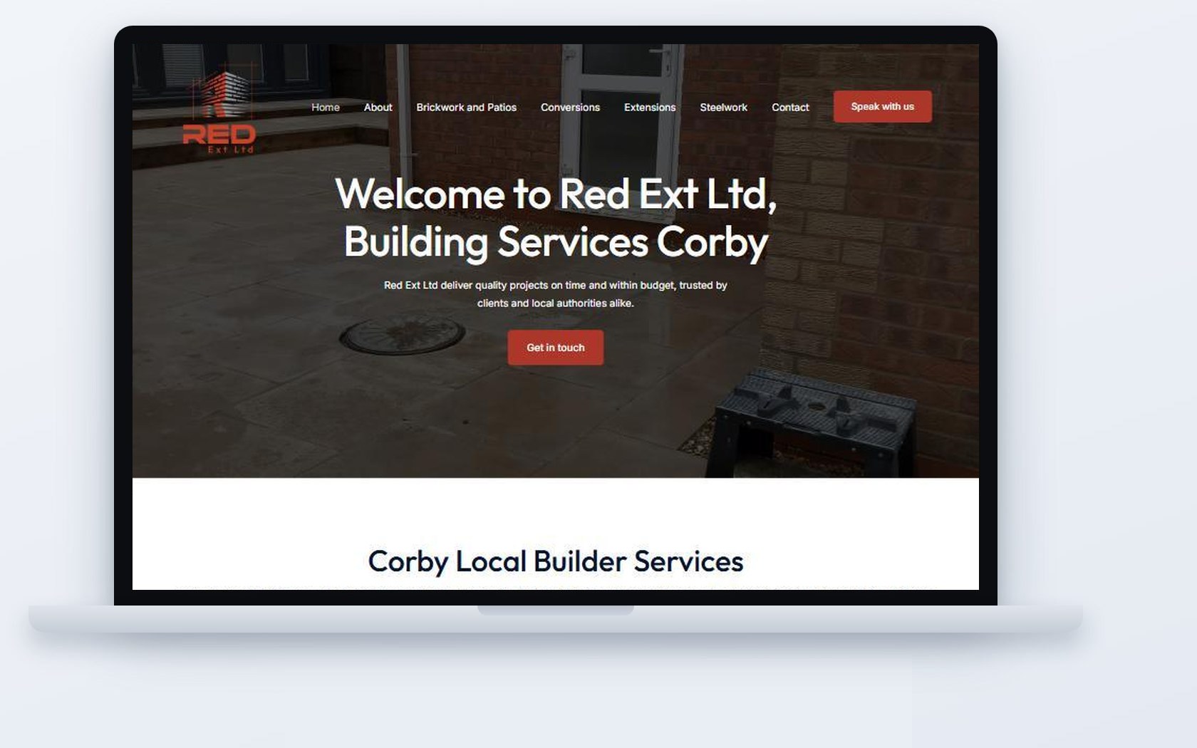 Red Ext Ltd website by CSM Web Design
